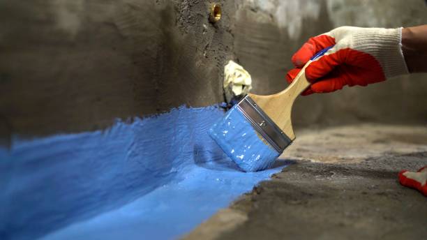 Professional waterproofing crew in Ashley, Ashley, MI