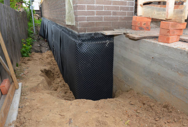 Happy homeowners after waterproofing job in Ashley